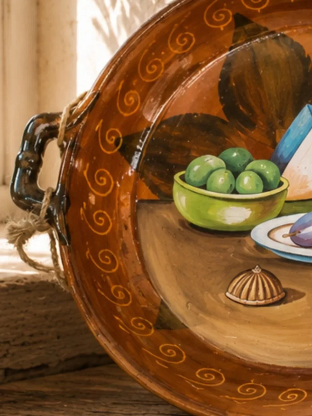 Rare Vintage Macario Covarrubias Signed Mexican Folk Art Pottery Cazuela Bowl